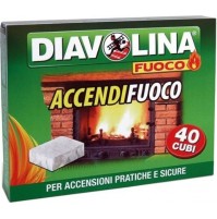 24 Confezioni di Accendifuoco Per Barbecue Diavolina 40 Cubetti 8000071707459