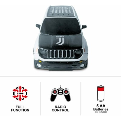 Auto Radiocomandata Jeep Renegade Juventus Scala 1:24 Mondo Motors 63555 8001011635559-2