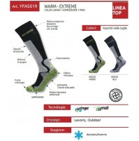 CALZA LUNGA WARM EXTREME TOP QUALITY INVERNALE CALZE DA LAVORO OUTDOOR 