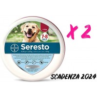 OFFERTA-2 PEZZI -Seresto-Bayer-Collare-per-CANE--OLTRE 8KG- SCADENZA 2024 