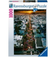 Puzzle 1000 Pezzi Lombard Street San Francisco Ravensburger ‎16732 4005556167326