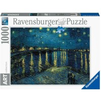 Puzzle 1000 Pezzi Van Gogh: Notte stellata Ravensburger 15614 4005556156146